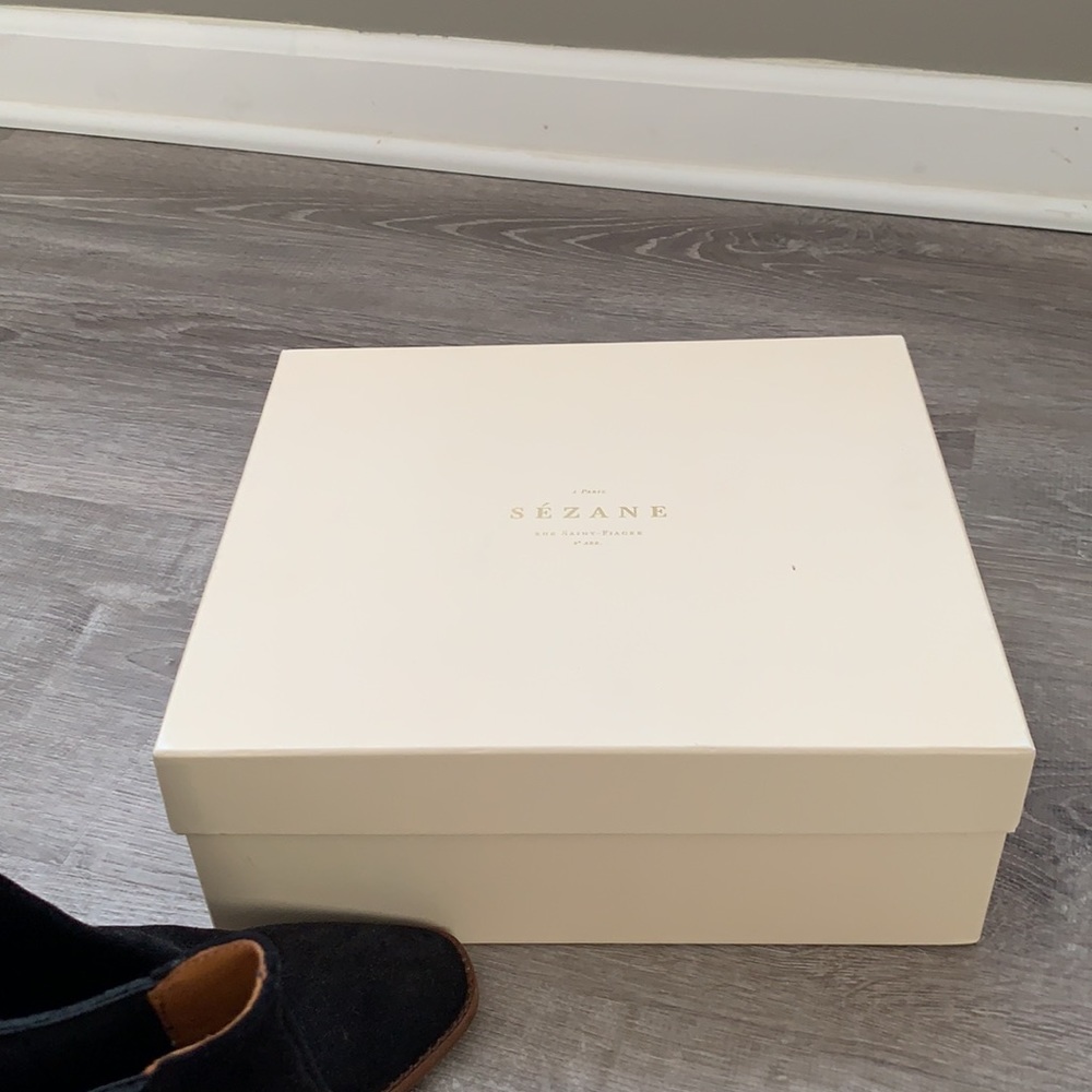 Sezane black suede bootie - Picture 4 of 6